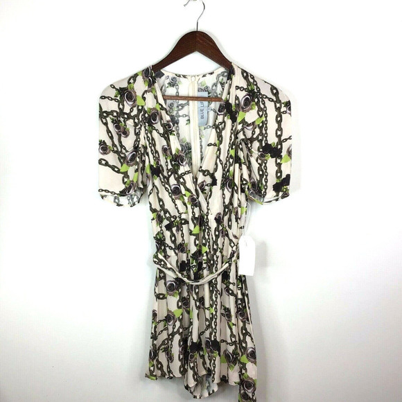 NEW Blue Life Russ Romper Chain Bloom Floral Small Revolve - Picture 4 of 9